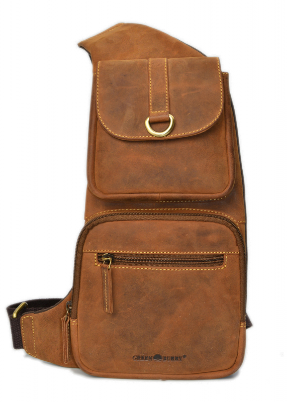 Vintage-Leder CrossOver BAG II braun